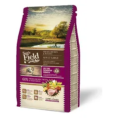 Sam’s Field Fresh Chicken & Potato sausas maistas suaugusiems didelių veislių šunims, 13 kg