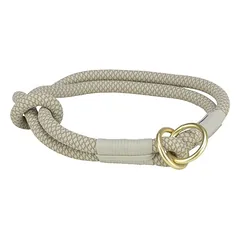 Trixie Soft Rope antkaklis su įtempimo ribotuvu, juoda/pilka, S–M, 40 cm/ø 10 mm — 5 nuotrauka