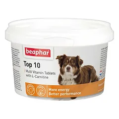 Beaphar Top 10 Dog 180 tab. parduotuvėje petbaze.lt
