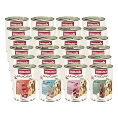 ANIMONDA Grancarno suaugusiems šunims skirtas maistas su įvairiais skoniais, 24x400 g