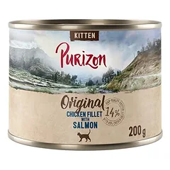 Purizon Kitten begrūdis drėgnas maistas kačiukams 6 x 200 g — 2 nuotrauka