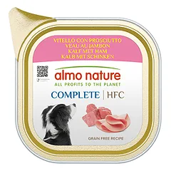 Almo Nature HFC Complete Dogs jautiena su kumpiu drėgnas maistas suaugusiems šunims, 150 g