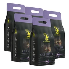 Cat Royale Levandų bentonito kraikas 25l (5x5l)