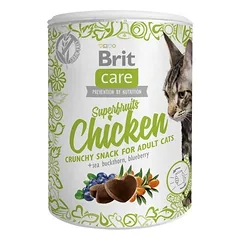 BRIT Care skanėstai katėms Superfruits Chicken 100g