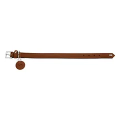 HUNTER antkaklis šunims Larvik, M-L, spalva: tamsiai ruda/juoda, kaklas: 42–52 cm, plotis: 3,5 cm — 2 nuotrauka