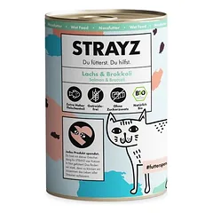 STRAYZ BIO drėgnas maistas katėms, ekonominė pakuotė 24 x 400 g — 4 nuotrauka