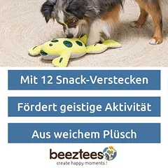 beeztees užimtumo žaislas šunims, varlė, L 31 x B 20 x H 7 cm — 2 nuotrauka
