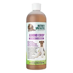 Nature's Specialties Almond Crisp šampūnas - tekstūrą ir apimtį didinantis šampūnas šunims ir katėms, koncentratas 1:32, 3,8L — 3 nuotrauka