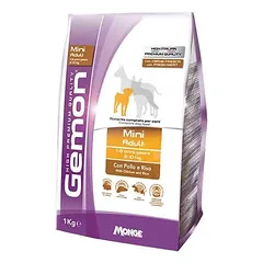 Gemon mini adult visavertis pašaras suaugusiems šunims su vištiena ir ryžiais 3 kg