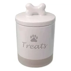 Dog Fantasy sandarus keramikinis skanėstų indas, 1500ml