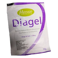 Mervue Diagel supplement for diarrhea or constipation for cats and dogs, 10g x 4 — 3 nuotrauka