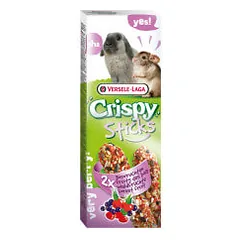 Versele Laga Crispy Sticks skanėstai su miško uogomis triušiams ir šinšiloms - Pet24