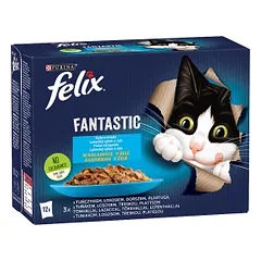 FELIX Fantastic Fish Želė skoniai: 12x85g