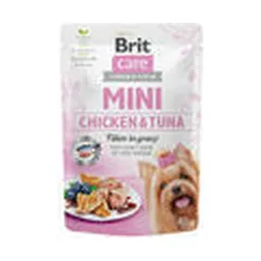 Brit Care Mini filė padaže su vištiena ir tunu, drėgnas maistas šunims 85 g — 2 nuotrauka