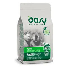 Oasy Adult Medium & Large Rabbit sausas maistas su triušiena šunims