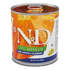 FARMINA N&D PUMPKIN - DOG Wet Lamb Pumpkin&Blueberry ADULT 285 g (pak.6)