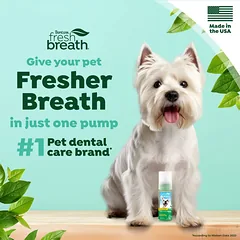 TropiClean Fresh Breath Mint Dental Foam – putos dantų priežiūrai šunims 133ml — 5 nuotrauka