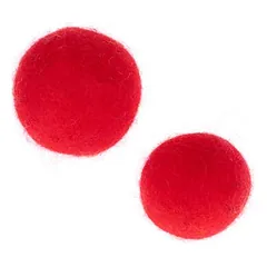 zooplus Basics žaislas katėms, veltiniai kamuoliukai, 8 vnt. rinkinys (4 x Ø 4 cm, 4 x Ø 3 cm) — 5 nuotrauka