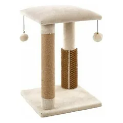 Flamingo SCRATCHING TREE UNA CREAM 35x35x48,5CM