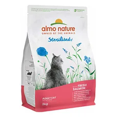 Almo Nature Holistic Functional Adult Cat Sterilised su lašiša, sausas maistas katėms 2 kg