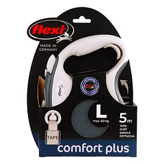 FLEXI pavadėlis šuniui Comfort Plus L juostinis 5m, antracitas — 3 nuotrauka