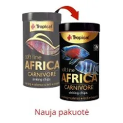 Tropical Soft Line Africa Carnivore minkštas maistas visaėdėms ir mėsėdėms Afrikos žuvims 100 ml — 3 nuotrauka