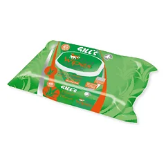 GILL’S Servetėlės Augintiniams Su Chlorheksidinu Ir Aloe Vera, 40vnt