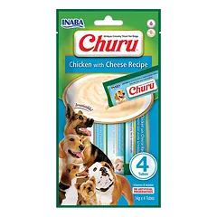 Churu kreminis skanėstas šunims su vištiena ir sūriu, 4 vnt.