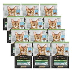 Purina Pro Plan Sterilizuota su vandenyno žuvimis katėms 12x75g