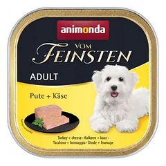 ANIMONDA Dog Vom Feinsten Adult – kalakutiena su geltonuoju sūriu, 150 g