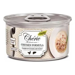 Cherie Cat Chicken with Chicken Liver in Gravy 80 g nuotrauka