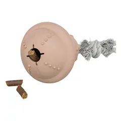 Trixie Kalėdinis varpelis ant virvės žaislas šunims, natūrali guma/virvė, ø 12/36 cm — 2 nuotrauka