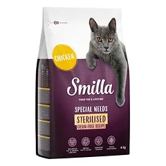 Smilla begrūdis Sterilised su vištiena, sausas maistas katėms, 3 - 4,9 kg — 2 nuotrauka