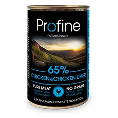 Profine kons. šunims Chicken, Chicken Liver 400g photo