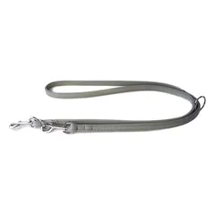 Das Lederband pavadėlis šunims Amsterdam grey/grey