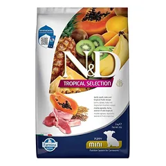 FARMINA N&D TROPICAL SELECTION - Lamb PUPPY MINI sausas maistas šunims
