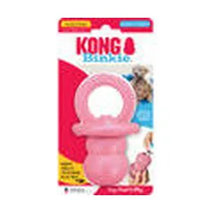 KONG žaislas šunims Puppy Binkie, mažas, įvairių spalvų — 3 nuotrauka