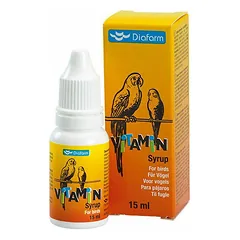 Diafarm Vitamin Syrup papildas paukščiams, 15 ml