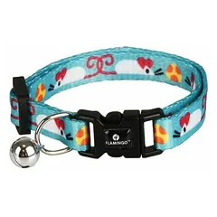 Flamingo Collar Kitten 15-25cm x10mm Light blue