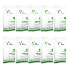 VET EXPERT Veterinary Diet Cat Obesity 10x100g drėgnas maistas katėms, mažinantis per didelį kūno svorį
