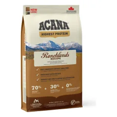 Acana Ranchlands Dog sausas pašaras be grūdų šunims - Pet24