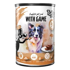 TufTuf Nassfutter für Hunde – Fleischpastete Dose 400 g