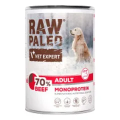 VetExpert Raw Paleo Adult konservai su jautiena šunims