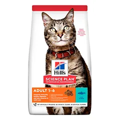 HILL'S SP Feline adult tuna sausas maistas suaugusioms katėms su tunu, 1,5 kg