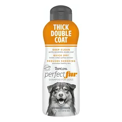 TropiClean PerfectFur Thick Double Coat šampūnas tankiam dvigubam kailiui, 473 ml
