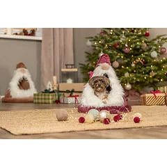 TRX_927131 TRIXIE Xmas Guolis elfas 45 × 47 cm, burgundiškas — 3 nuotrauka