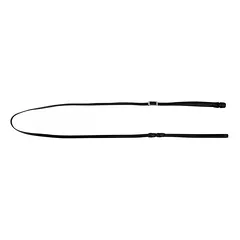 KERBL GoLeyGo Vegas odinis pavadėlis su adapteriu, juodas, 10 mm x 105-165 cm, S, ne daugiau kaip 15 kg