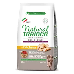 Trainer Natural CAT HAIRBALL sausas maistas katėms nuo plaukų sąvėlų 1.5kg