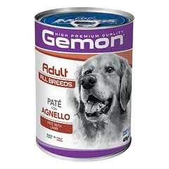 Gemon all breeds adult konservuotas paštetas suaugusiems šunims su ėriena 400g