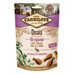 CARNILOVE Soft Snack Quail enriched with Oregano skanėstai šunims 200 g — 2 nuotrauka